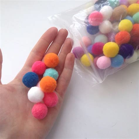 Aliexpress.com : Buy New 1000PCs Mixed Color Pom poms Fur Balls DIY ...