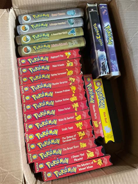 Pokemon VHS Tapes (ORIGINAL), Hobbies & Toys, Music & Media, CDs & DVDs on Carousell