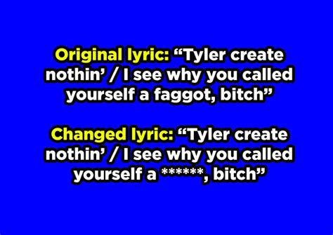 14 Problematic Song Lyrics That Were Changed