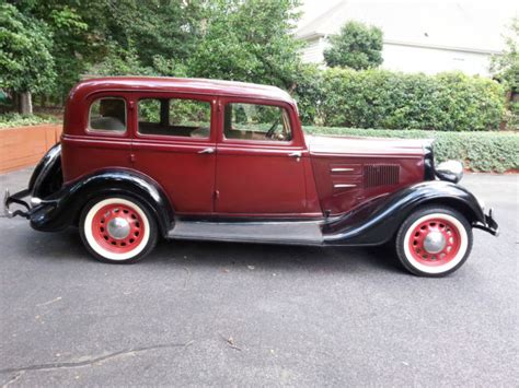 1934 Plymouth 4 door sedan for sale: photos, technical specifications, description