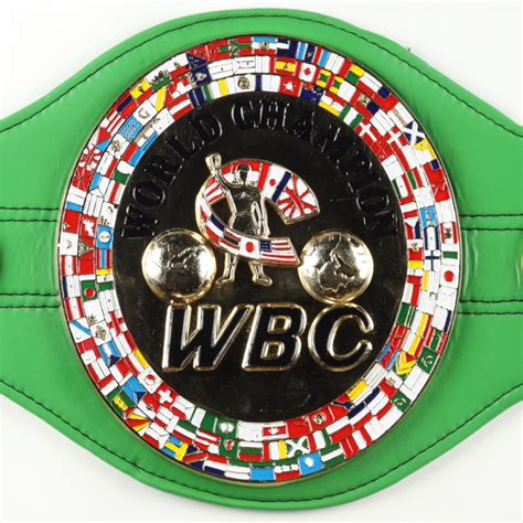 Mike Tyson Signed Full-Size WBC Heavyweight Championship Belt (JSA ...