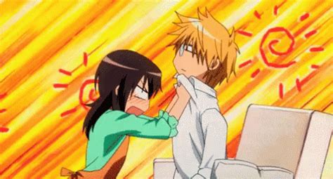 Anime Couple Fight GIF | GIFDB.com