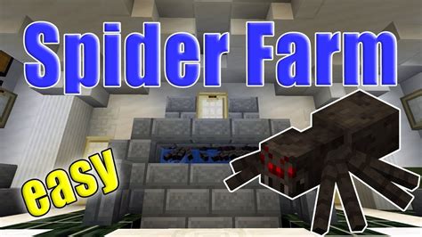 Spider Minecraft Build Easy