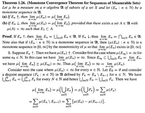 real analysis - Showing the Monotone Convergence Theorem for measurable ...