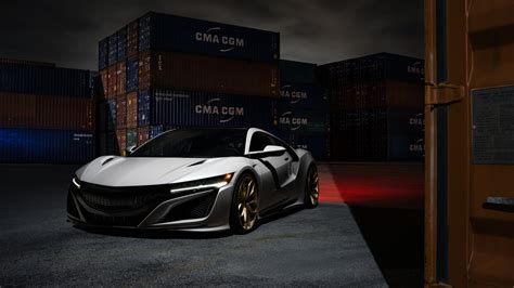 2017 Acura NSX HRE Wheels 5K Wallpaper | HD Car Wallpapers | ID #7094