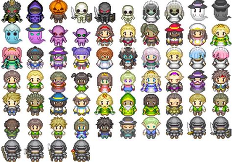 PIPOYA FREE RPG Character Sprites 32x32 by pipoya | Pixel art ...