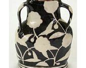 Items similar to Vase, Black and White Negative Space Profile. Handmade ...