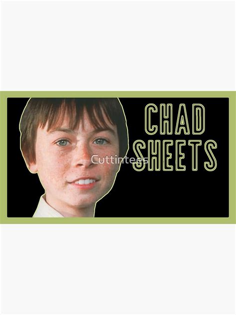 "Chad Sheets, child actor" Poster by Cuttintees | Redbubble