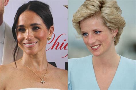 Meghan Markle Wears Princess Diana's Cross Necklace in Nigeria, a Gift from Prince Harry (Exclusive)