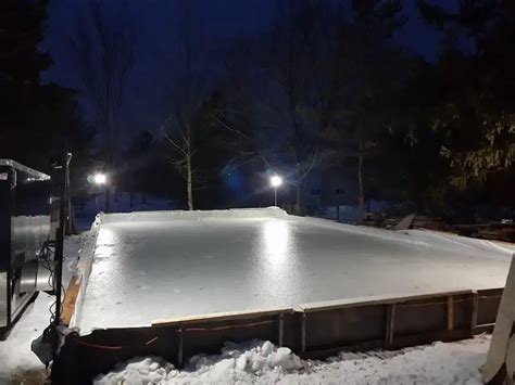 Simple Outdoor Hockey Rink Lighting Solutions - PlayedOnIce