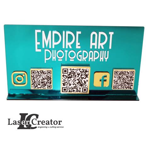 Large Follow Us on Social Media Signage | QR Code Sign