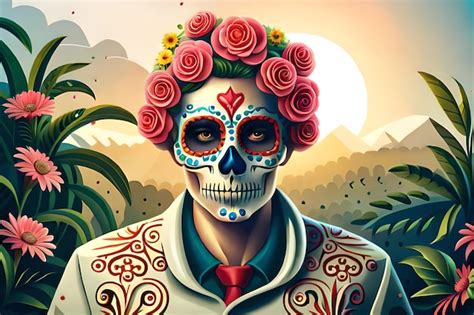 Premium AI Image | Day of the dead art