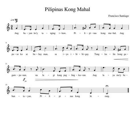 46++ Pilipinas kong mahal music sheet ideas · Music Sheet Download