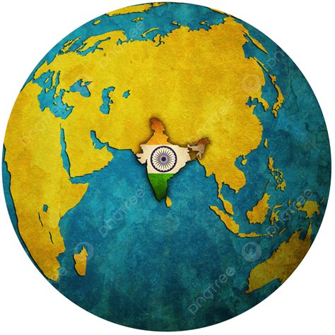 India On Globe Map Symbol, Asia, Earth, Country PNG Transparent Image and Clipart for Free Download