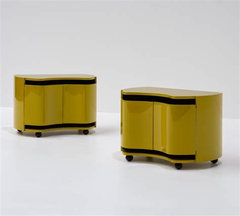 Curved Benatti Nightstands, 1960s | #275677