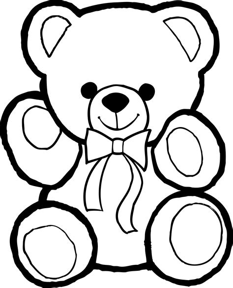 Teddy Bear Coloring Pages Printable