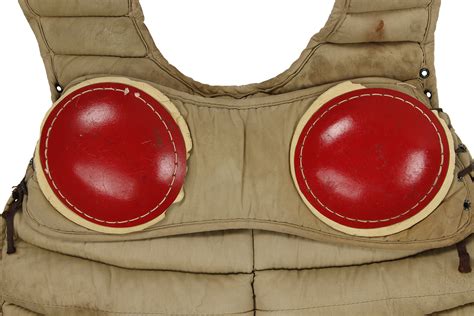 Lot Detail - Vintage Female Baseball Catcher's Chest Protector