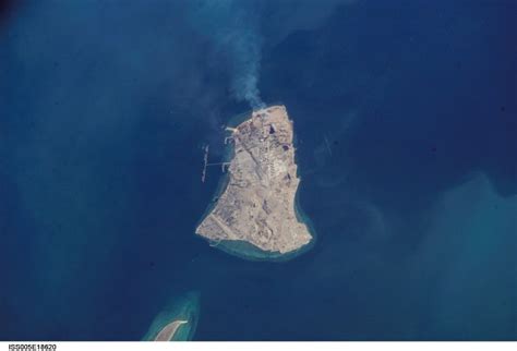 Kharg Island, Persian Gulf (NASA)