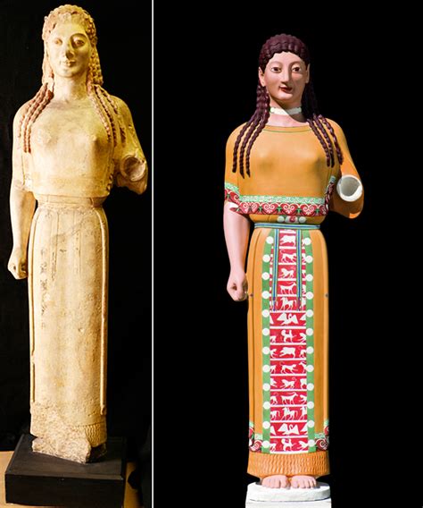 True colours of ancient sculptures - Museum of Artifacts