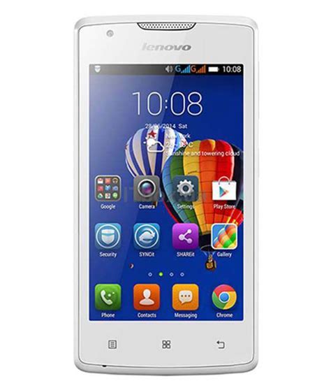 Lenovo A1000 (8GB, White) Price in India- Buy Lenovo A1000 (8GB, White ...