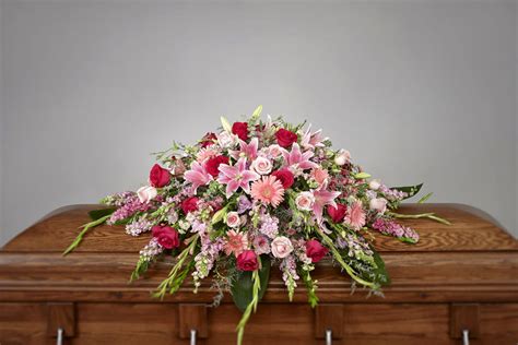 Pink Casket Spray - Ramsgate Floral Designs