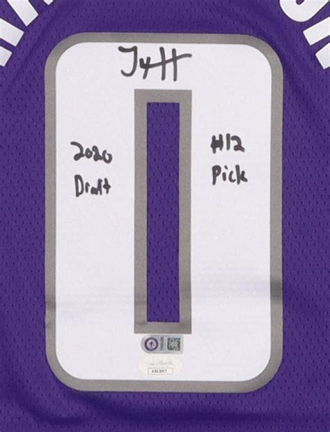 Tyrese Haliburton Signed Kings Jersey Inscribed "2020 Draft" & "#12 ...