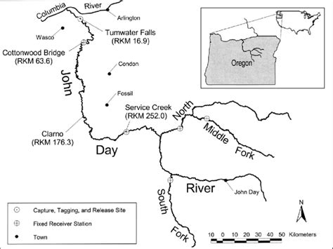 John Day Oregon Map - Map With Cities