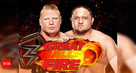 Great Balls of Fire: WWE Great Ball of Fire Results Live updates | WWE News - Times of India