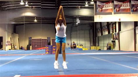 2011 - Level 5 Cheerleading Tumbling Skills - YouTube