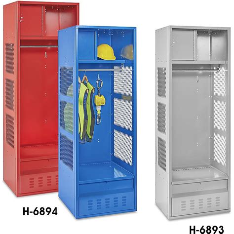 Gear Lockers, Stadium Lockers, Turnout Gear Lockers in Stock - ULINE Shoe Storage Bench Entryway ...