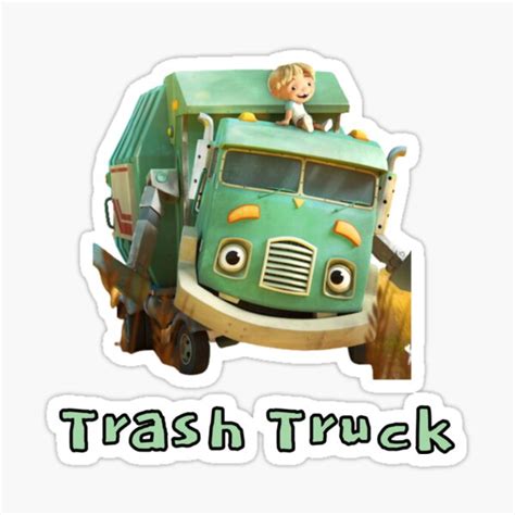 "Trash Truch Animation Netflix " Sticker for Sale by Calvinstone0867 | Redbubble