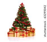 Christmas Tree Green Background Free Stock Photo - Public Domain Pictures