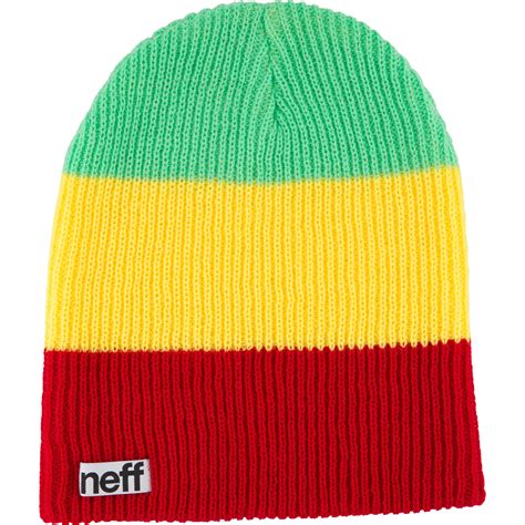 Neff Trio Beanie (Rasta) NF00005-RAST B&H Photo Video