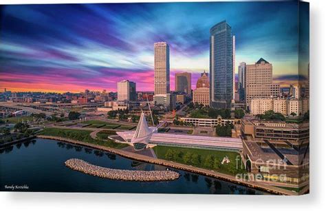 Milwaukee Skyline Canvas Print / Canvas Art by Randy Kostichka ...