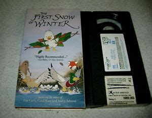 The First Snow Of Winter (VHS, 1998) Duck didn't go south. Must survive ...