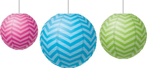 Chevron Paper Lanterns - TCR77226 | Teacher Created Resources