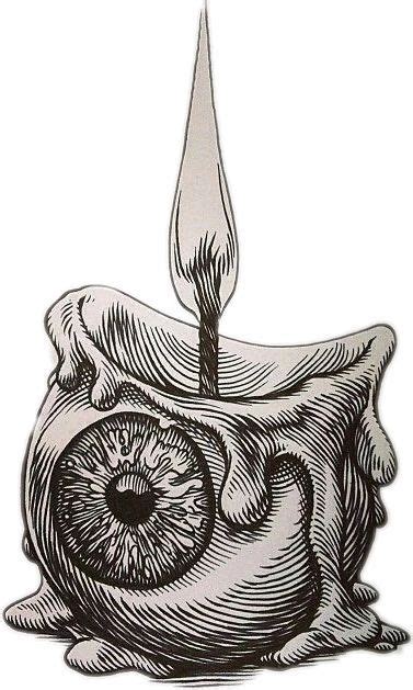 candle Sticker by Hanjo Rafael | Eyeball art, Sketchbook art ...