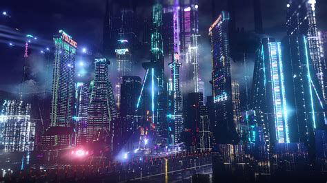 1920x1080 Neon City Lights 4k Laptop Full HD 1080P ,HD 4k Wallpapers ...