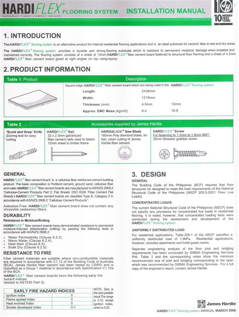 HardiFlex Flooring System Durable Fiber Cement Board Philippines