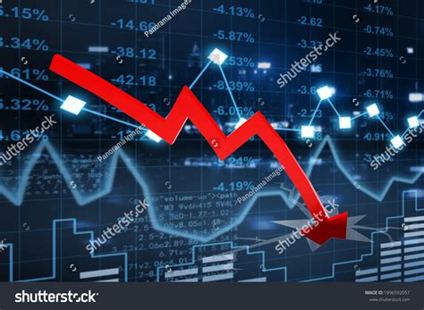 Graphs Representing Stock Market Crash 3d Stock Illustration 1996592057 ...