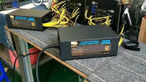 1800w Antminer Psu Mining Power Supply 90 Gold Plus For S9 S9i L3+ E9 ...