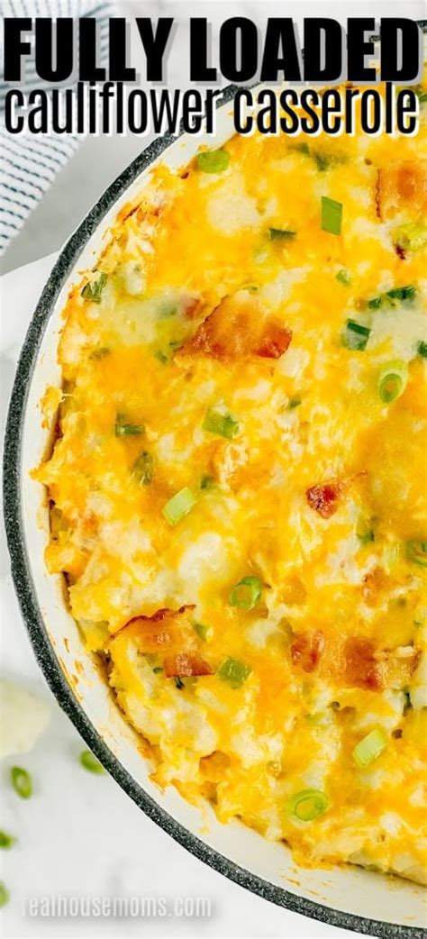 Loaded Cauliflower Casserole ⋆ Real Housemoms