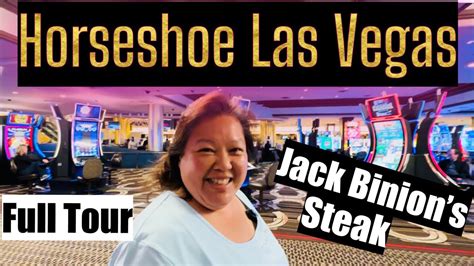 Horseshoe Las Vegas | Steakhouse Review and Full Tour - YouTube