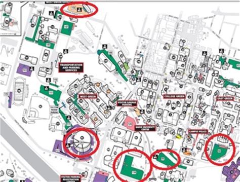 Ohio University Parking Map 2019