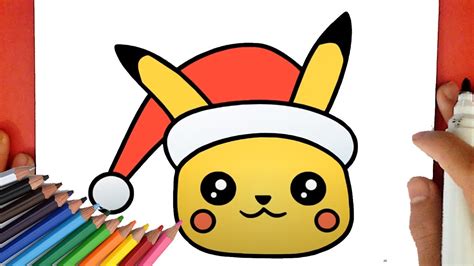 HOW TO DRAW CUTE CHRISTMAS PIKACHU - YouTube