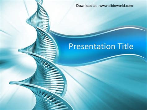 DNA Helix PowerPoint(PPT) Templates