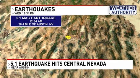 5.1 earthquake hits central Nevada Wednesday morning