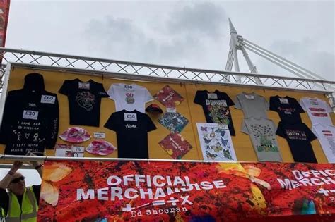 Ed Sheeran 2022 Mathematics tour merchandise prices for t-shirts, hoodies and more - Chronicle Live