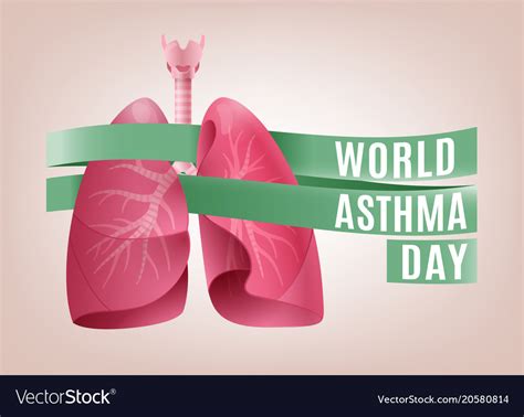 World asthma day Royalty Free Vector Image - VectorStock