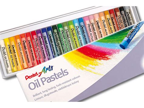 Pentel Oil Pastels - Set of 25 colours